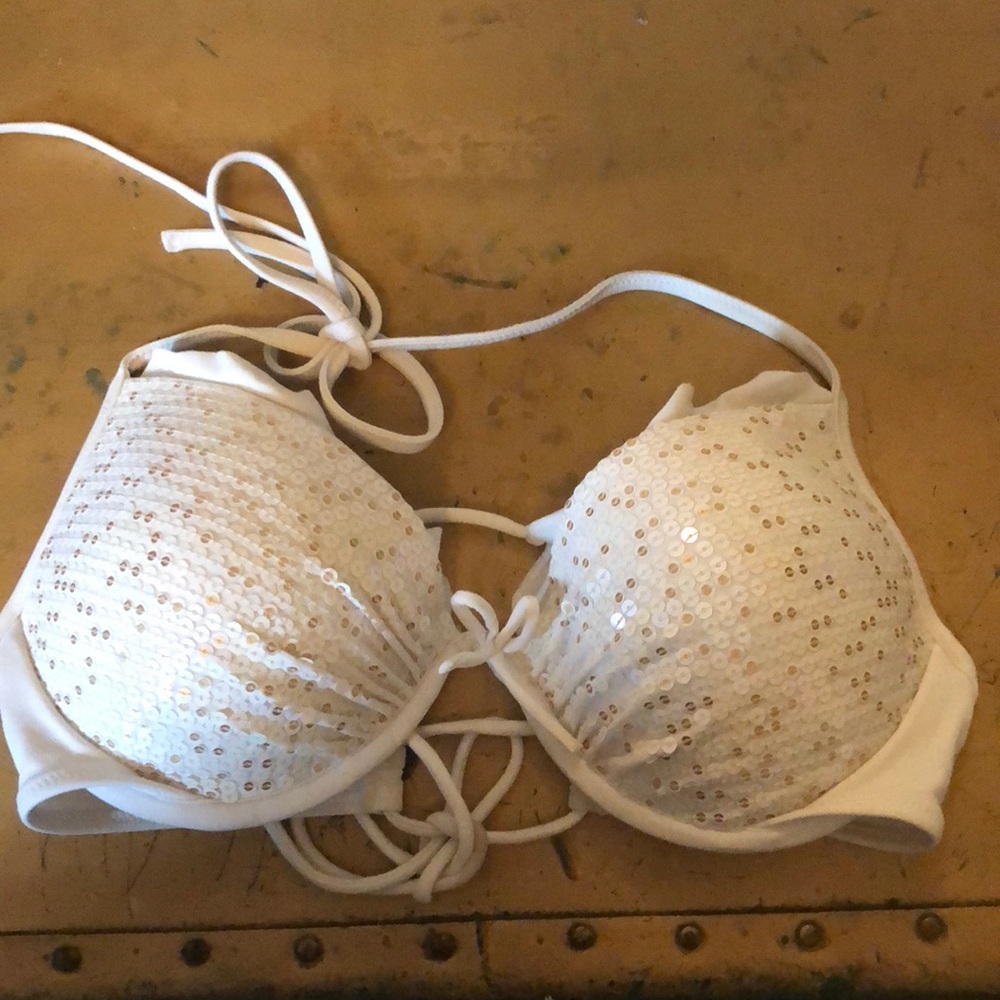 White bikini top